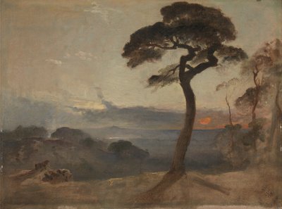 ハムステッドヒース、サンセット 作： Francis Danby